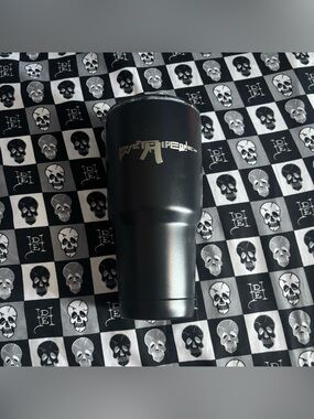 We the People Black Stainless Steel Tumbler Cup